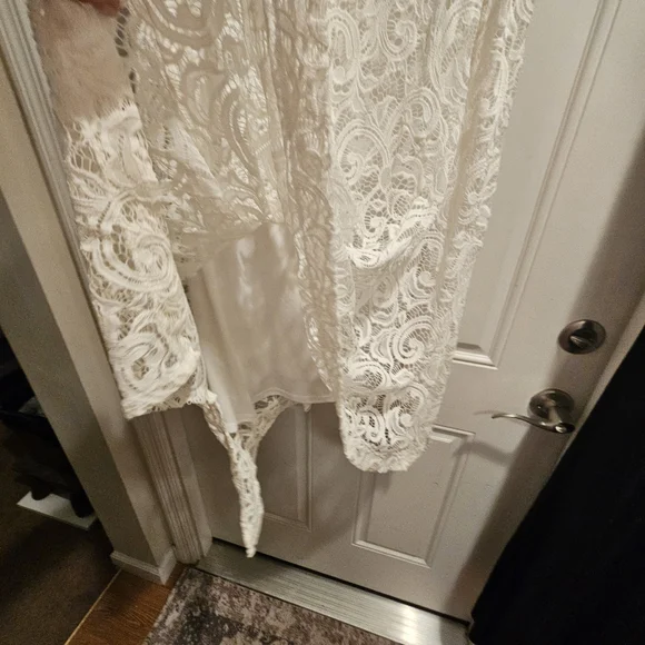 Lane Bryant 22/24 Elegant White Lace Dress - Picture 2 of 9